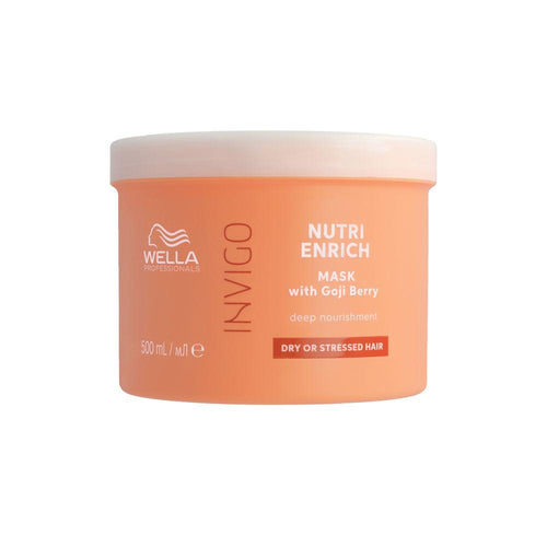 Wella Professionals Invigo Nutri-Enrich Masque Nourrissant Pour Cheveux Secs Endommagés Nutrition Profonde Et Brillance