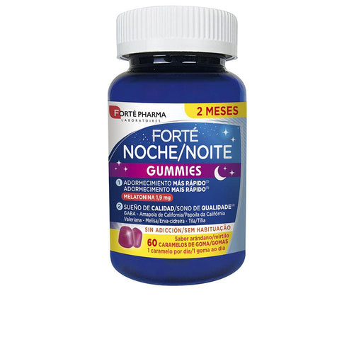 Forté Pharma Forté Noche Gummies Suplemento Alimenticio Sueño Inducción Sueño Rápida