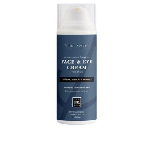 Alma Secret Hombre Facial Cream And Eye Contour Moisturizer Radiant Skin Daily