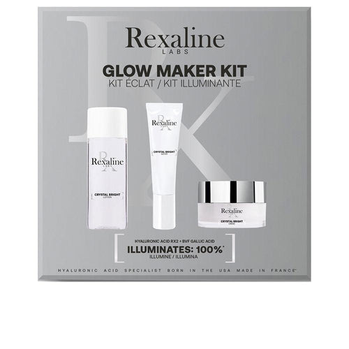 Rexaline Crystal Bright Set Cosmetico Viso Antietà Nutriente E Rivitalizzante