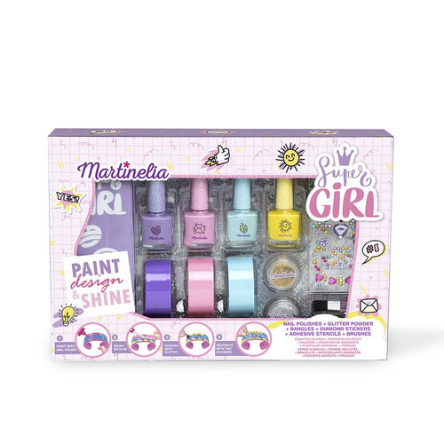 Martinelia Super Girl Kit Di Smalti E Braccialetti Colori Vibranti