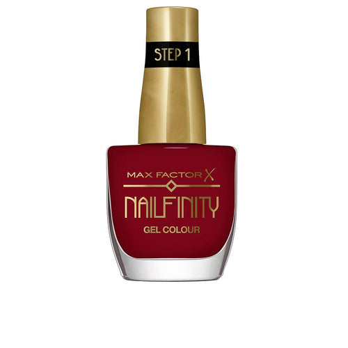 Max Factor Nailfinity Smalto Per Unghie Rosso Finitura Gel Lucida