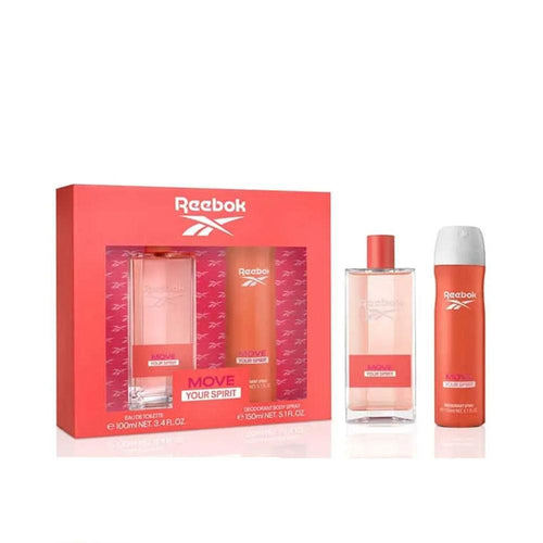 Reebok Move Your Spirit Woman Parfum Eau De Toilette Ensemble Fragrances Fraîches Inspirantes