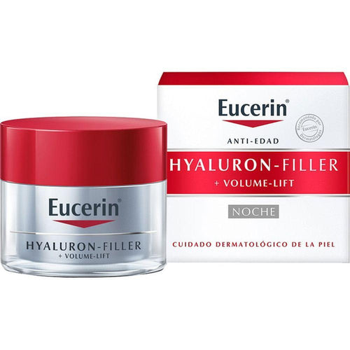 Eucerin Hyaluron Filler Crema Facial Noche Realza La Plenitud Cutánea