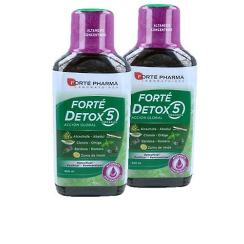 Forté Pharma Forté Detox 5 Órganos Nahrungsergänzungsmittel Natürliche Detox Wirkung