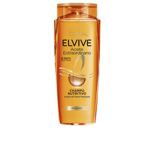 L'Oréal Paris Elvive Champú Nutritivo Para Cabello Seco Extra Flores