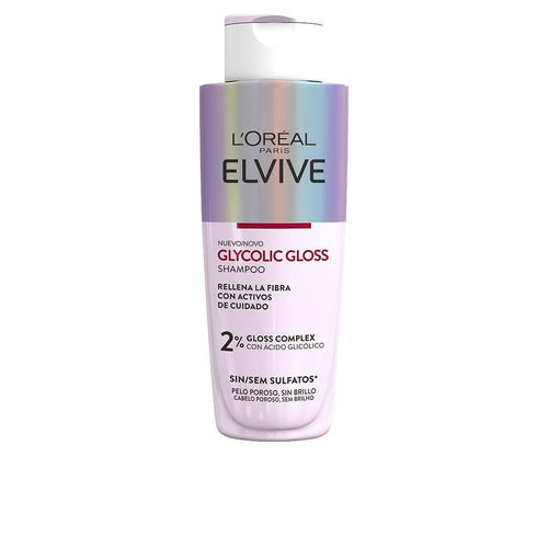 L'Oréal Paris Elvive Glycolic Gloss Shampoo Cabello Brillante Siempre