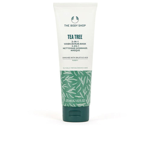 The Body Shop Tea Tree Mascarilla Exfoliante 3 En 1 Piel Limpia Y Suave