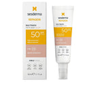 Sesderma Repaskin Crème Solaire Visage SPF50 Silk Touch Color Protection UV Avancée