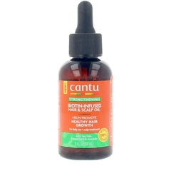 Cantu Biotin Infused Aceite Para Cabello Y Cuero Cabelludo Brillo Vibrante Sin Frizz