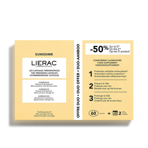 Lierac Sunissime Tanning Preparation Capsules Extended Tan Longevity