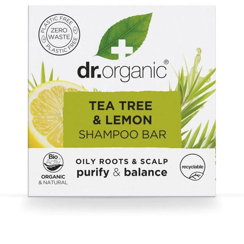 Dr Organic Árbol Del Té Y Limón Festes Shampoo Reinigt Fettiges Haar