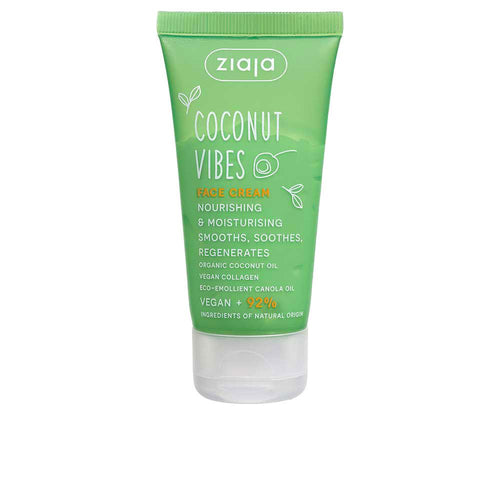 Ziaja Coconut & Orange Vibes Crema Facial Nutriente Hidratación Para Una Piel Radiante