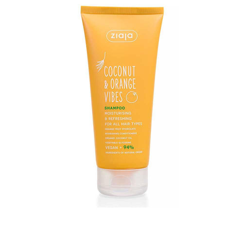 Ziaja Coconut & Orange Vibes Feuchtigkeitsspendendes Und Erfrischendes Shampoo Infundiert Mit Kokosnuss Orange