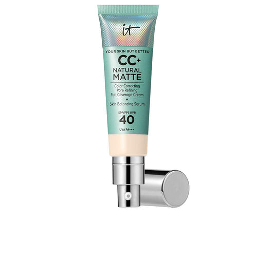 It Cosmetics Cc+ Natural Matte Cream Foundation Spf40 Oil Control For 16 Hours