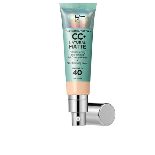 It Cosmetics Cc+ Natural Matte Cream Foundation Spf40 Oil Control For 16 Hours