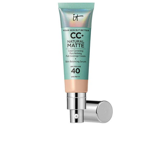 It Cosmetics Cc+ Natural Matte Cream Foundation Spf40 Oil Control For 16 Hours