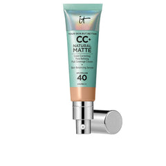 It Cosmetics Cc+ Natural Matte Cream Foundation Spf40 Oil Control For 16 Hours