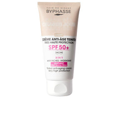 Byphasse Crema Facial Anti Aging Con Tinte Spf50 Plus Protección Facial Uv Máxima