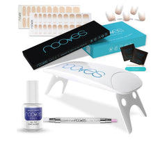 Nooves Láminas De Uñas De Gel Premium Kit De Uñas Gel Descubre Elegancia Nude