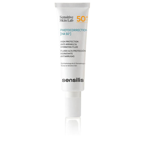 Sensilis Photocorrection Fluido Idratante Anti Rughe Spf50 Plus Protezione Totale Per La Pelle