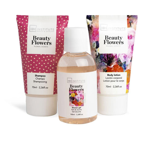Idc Institute Beauty Flowers Ensemble De Voyage Cosmétique Compagnon De Voyage Ultime