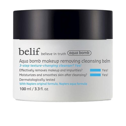 Belif Aqua Bomb Bálsamo Demaquillante Piel Limpia E Hidratada