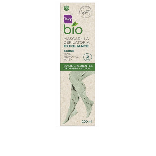 Taky Bio Natural 0% Masque Exfoliant Dépilatoire Peau Radieuse