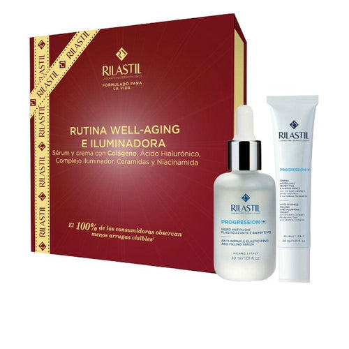 Rilastil Progression(+) Set Cosmético Crema Y Suero Redensifica Y Reafirma