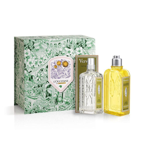 L'Occitane En Provence Verbena Coffret Parfum Eau De Toilette Et Gel Douche Agrumes Frais