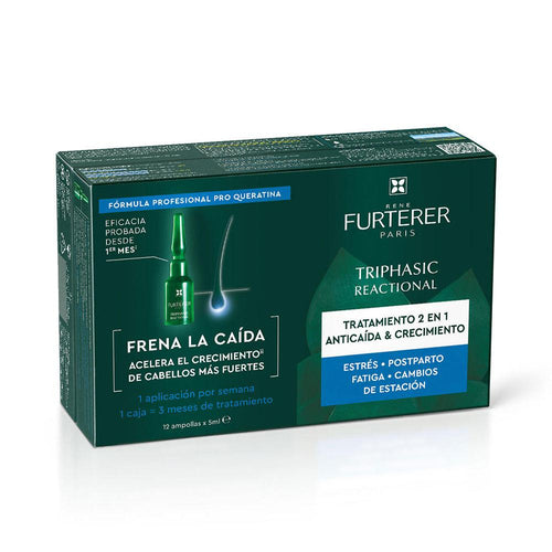 Rene Furterer Triphasic Ampollas Capilares Tratamiento Anti Caída De Cabello Cabello Más Denso
