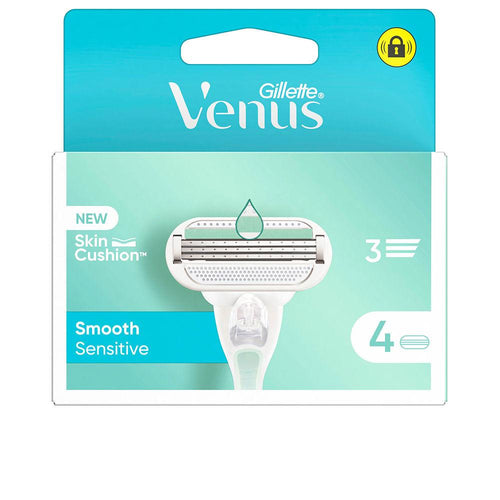 Gillette Venus Smooth Sensitive Cartuchos De Maquinilla Afeitada Suave Y Eficaz