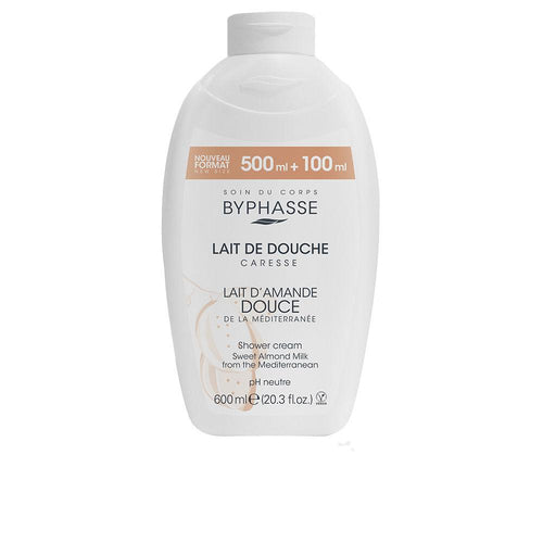 Byphasse Caresse Crème Douche Au Lait D'Amande Doux Soin Apaisant Pour La Peau