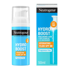 Neutrogena Hydro Boost Crema Facial SPF50 Hidratación Y Protección Duradera