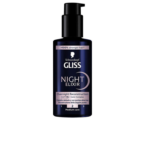 Schwarzkopf Mass Market Gliss Night Elixir Sérum Réduit Les Fourches