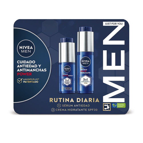 Nivea Nivea Men Facial Cosmetic Set Anti Aging Instant Glow