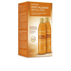 Kativa Keratin Express Set De Cuidado Capilar Shampoo Y Acondicionador Queratina Vegetal Y Ácido Hialurónico