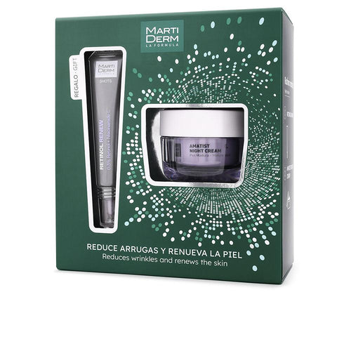Martiderm Amatist Set Crema Notte E Siero Nutriente Pelle Rivitalizzata