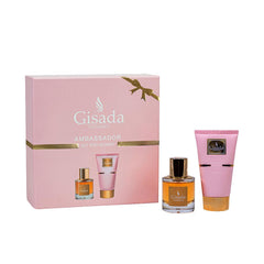 Gisada Ambassador Perfume Eau De Parfum Y Gel De Ducha Set Exquisita Experiencia Sensorial Olfativa