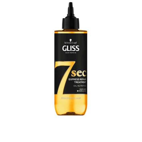 Schwarzkopf Mass Market Gliss 7 Sec Huile De Soin Express Pour Cheveux Abîmés Soin Rapide Et Nourrissant