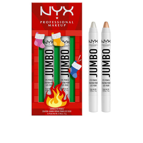 Nyx Professional Make Up Home Alone Jumbo Eye Pencil Duo Festive Glam Look