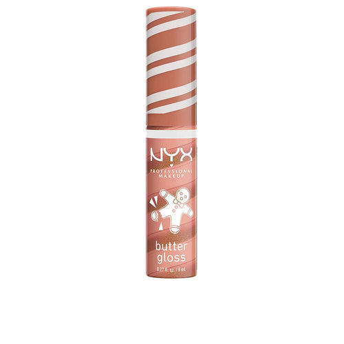 Nyx Professional Make Up Home Alone Lip Gloss Butter Hot Cocoa Swirl Soft Moisturized Vibrant Lips