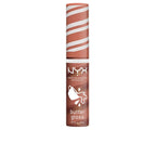 Nyx Professional Make Up Home Alone Lip Gloss Butter Hot Cocoa Swirl Soft Moisturized Vibrant Lips