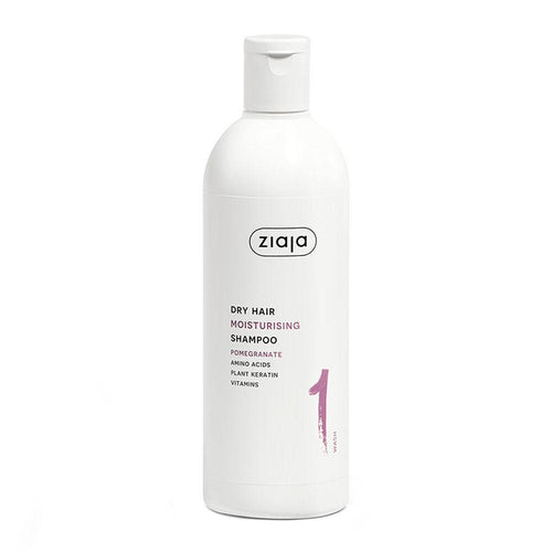 Ziaja Plant Essentials Pomegranate Moisturizing Shampoo Natural Hydration Boost