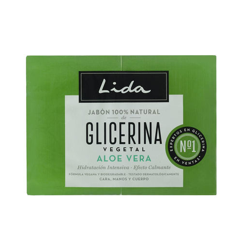Lida Jabón 100% Natural Savon Hydratation Naturelle Intense