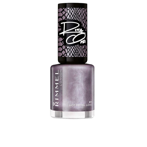 Rimmel London 60 Seconds Nail Polish Metal Love Blue High Impact Shine