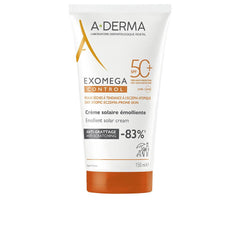 A-Derma Exomega Crema Solar Emoliente SPF 50 Plus Protección Suave Innovadora