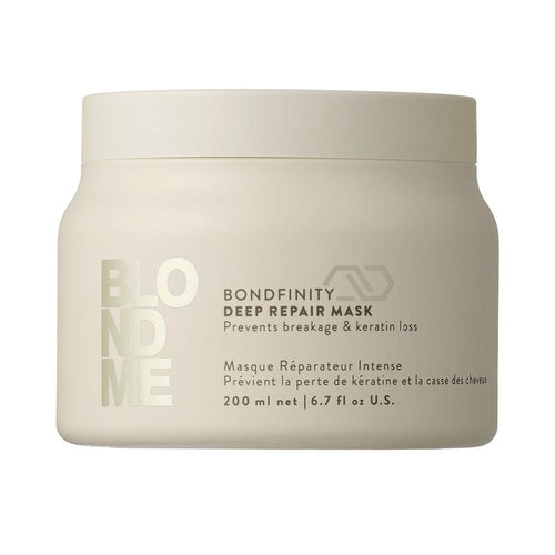Schwarzkopf Blondme Masque Cheveux Blonds Réparation Intensive Technologie 3D Bond