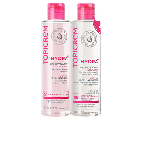 Topicrem Hydra+ Set Detersione Viso Rimuove Delicatamente Il Trucco