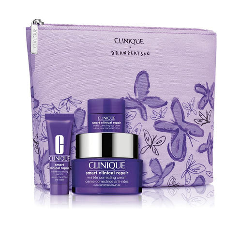 Clinique Smart Clinical Set Cosmético Facial Anti Arrugas Piel Suave Y Revitalizada